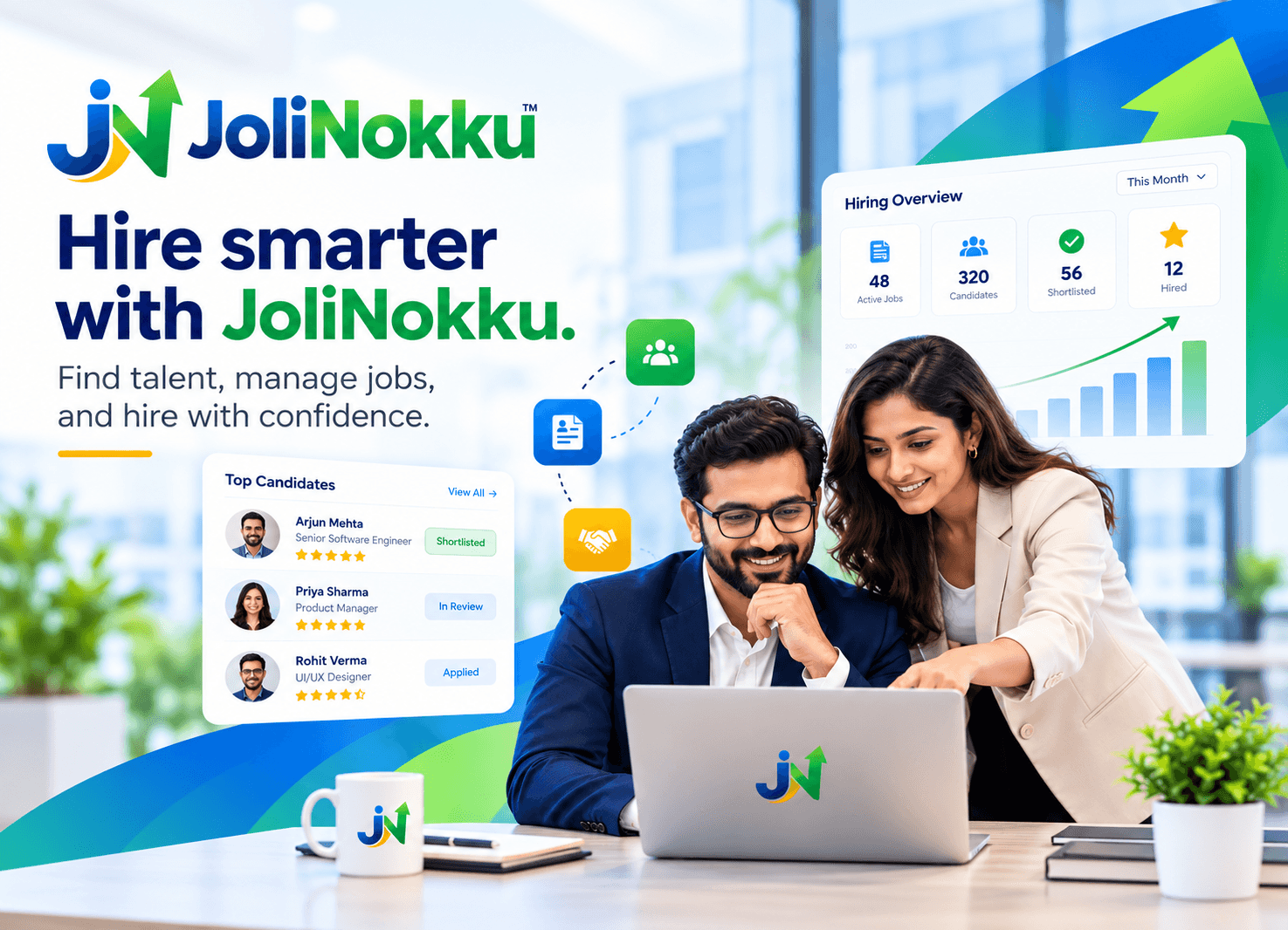 Hire smarter with JoliNokku